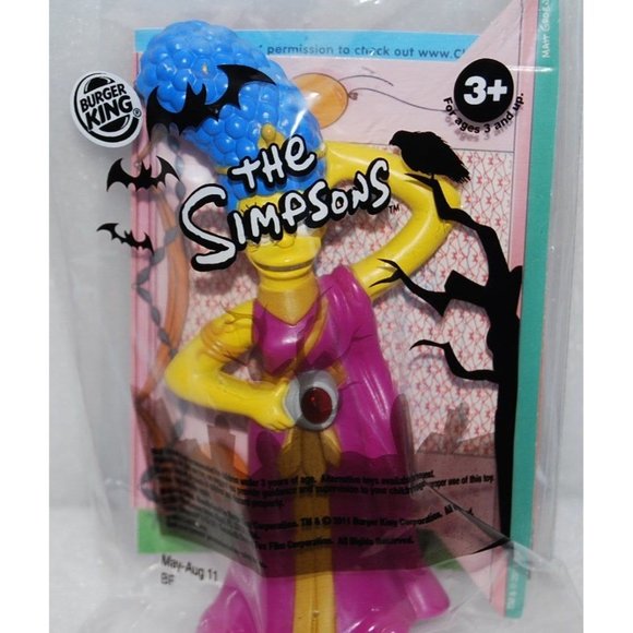 Burger King 2011 The Simpson's Treehouse of Horror MARGE Toy - Picture 3 of 5